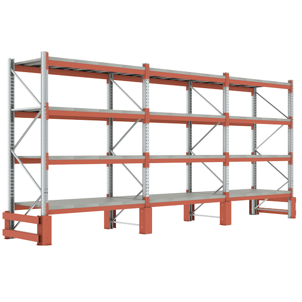 стеллаж паллетный 4000x10800x1100 фото