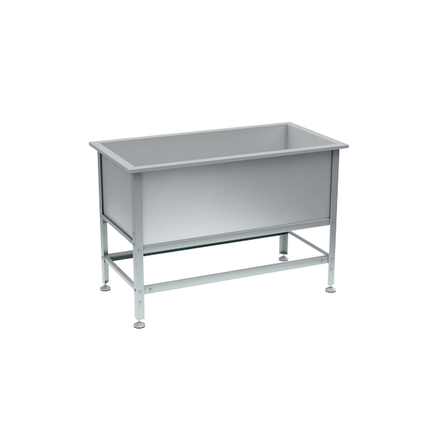 ванна моечная 1 раковина 870x1350x750 фото