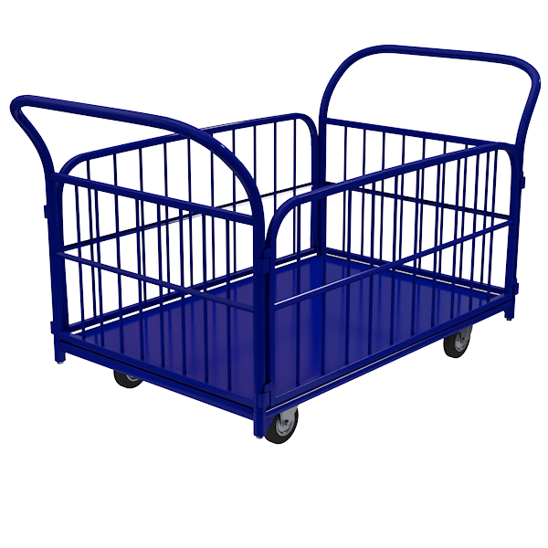 тележка платформенная с трубчатыми бортами тб 6 фото