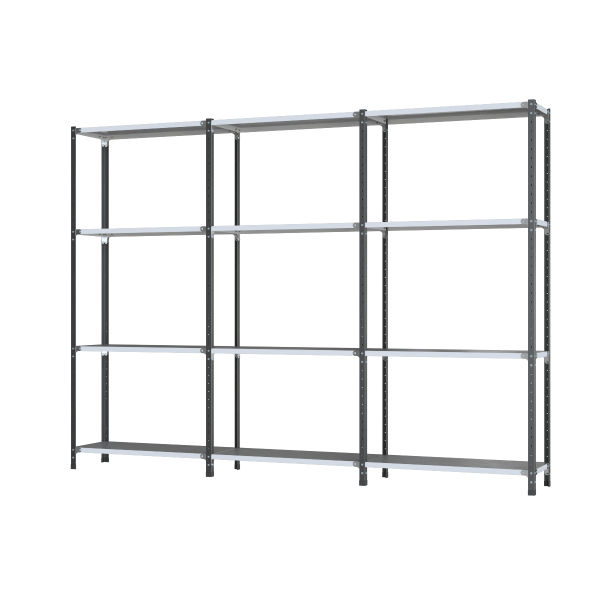 антистатический стеллаж ст-012 (2000x3000x400) прямые полки фото