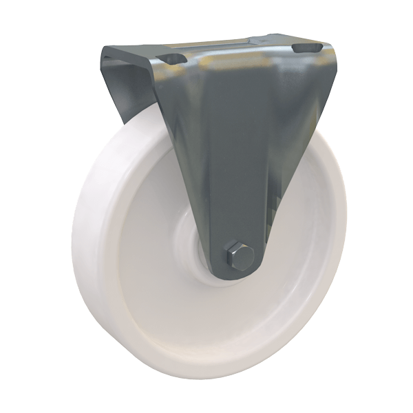 колесо большегрузное неповоротное (полиамид) 200 мм фото