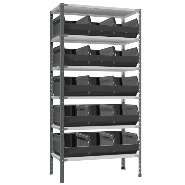 антистатический стеллаж ст-012 с ящиками 500x310x250 фото