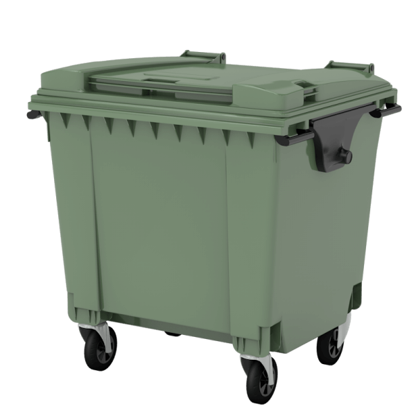 контейнер мусорный пластиковый 1100 литров фото