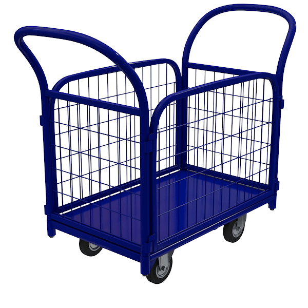 тележка платформенная с сетчатыми бортами тс 1 фото