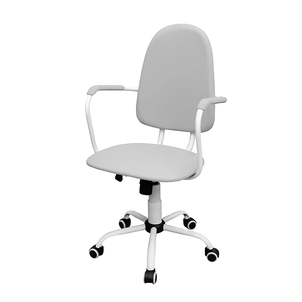 кресло для персонала кр14(1) светло-серое фото