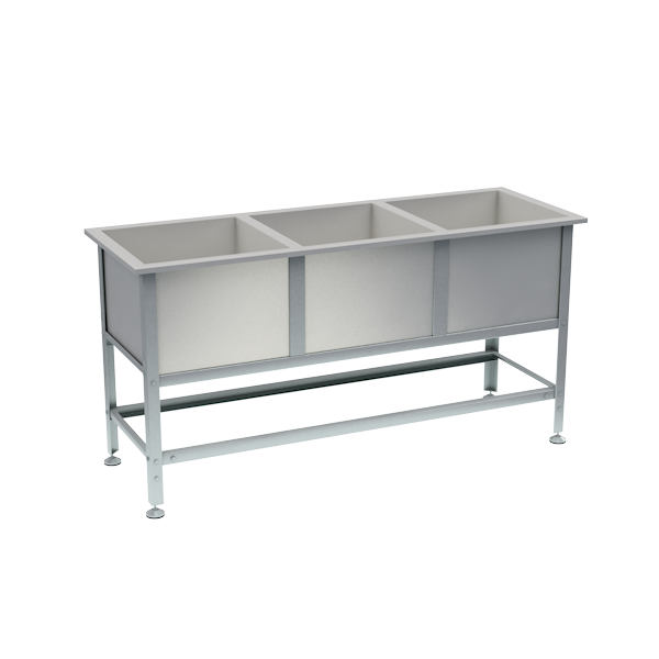 ванна 3 мойки 870x1790x630 фото