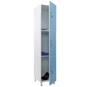 шкаф для раздевалок wl 13-40 голубой/белый фото