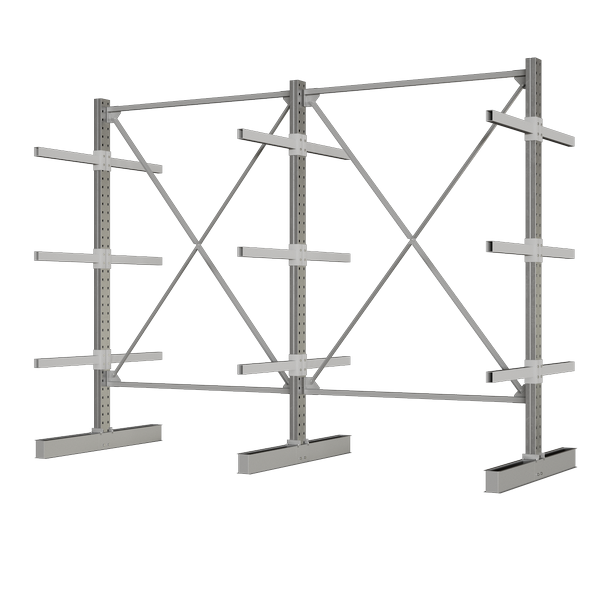 консольный стеллаж клр двухсторонний двойной 1300 фото