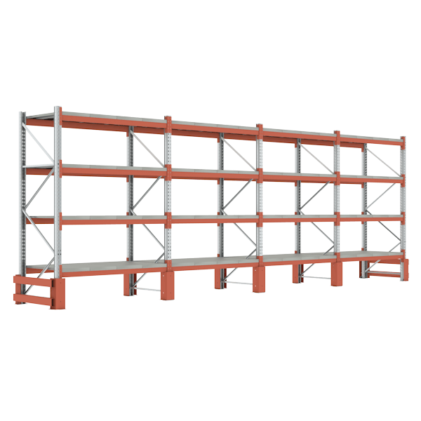 стеллаж паллетный 8000х7300х1100 фото