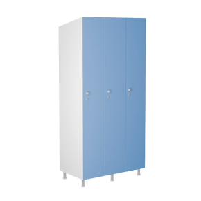 шкаф для раздевалок wl 31-90 голубой/белый фото