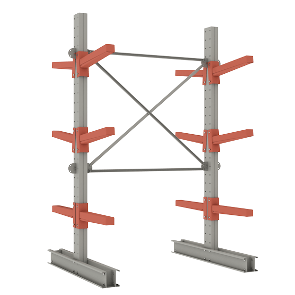 стеллаж консольный ст 062 2500х1682х1400 фото