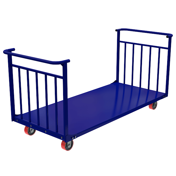 тележка платформенная усиленная тпуд 10 полиуретан фото