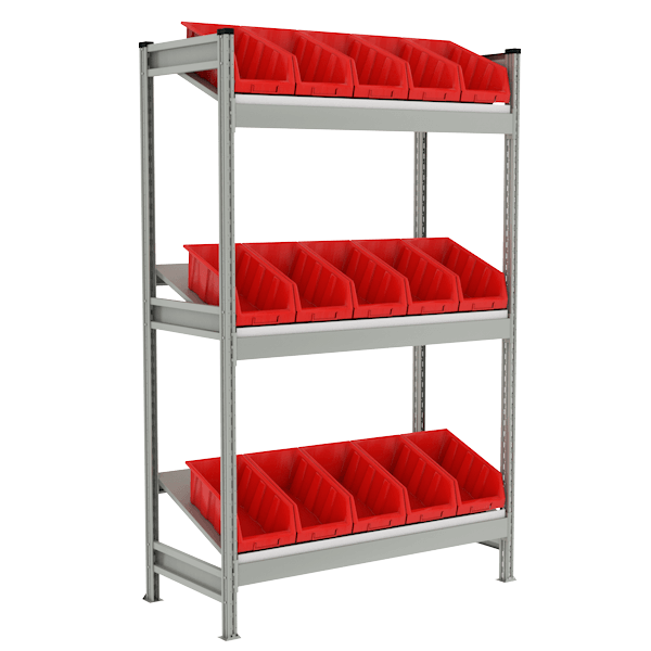 стеллаж наклонный ст-023 2000x1200x585 фото