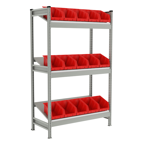 стеллаж металлический cт-023 2000x1200x585 фото