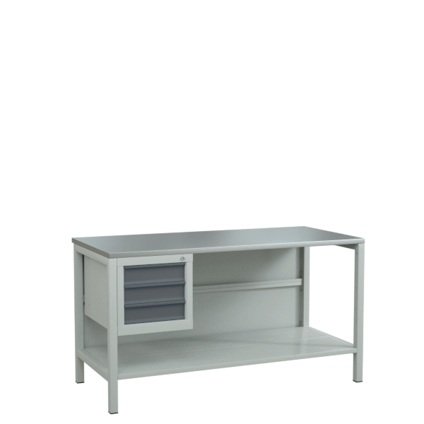 верстак 1500 с тумбой для инструментов фото