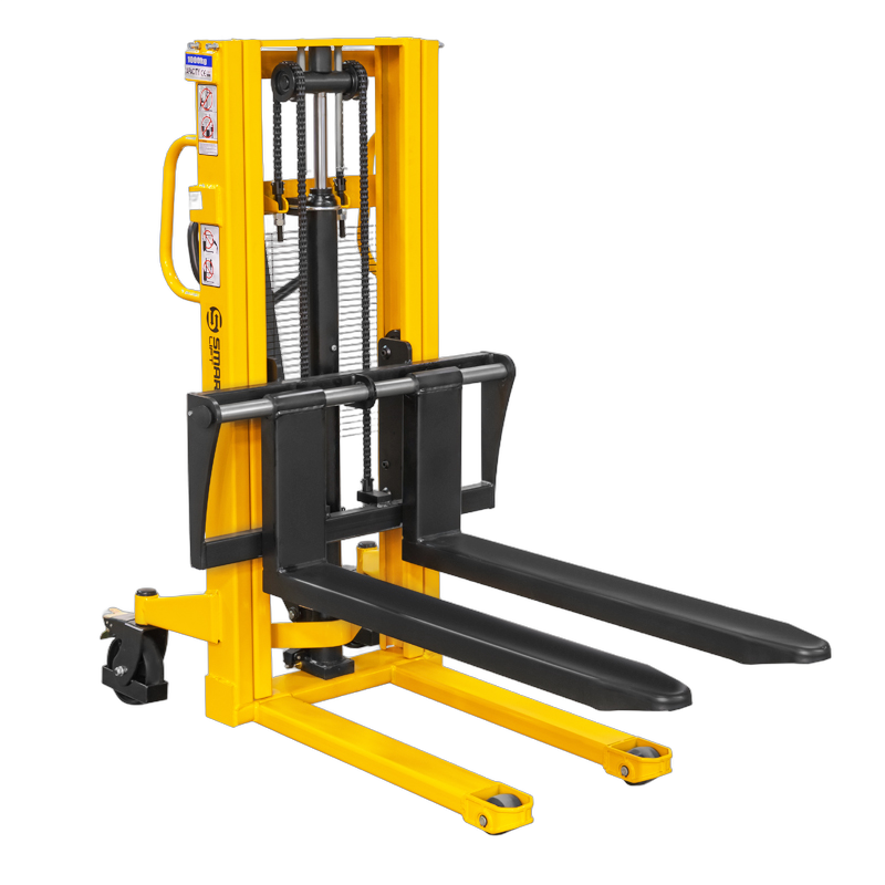 штабелер гидравлический sda 1020 (1000 кг; 2 м; вилы 300-850 мм) smartlift