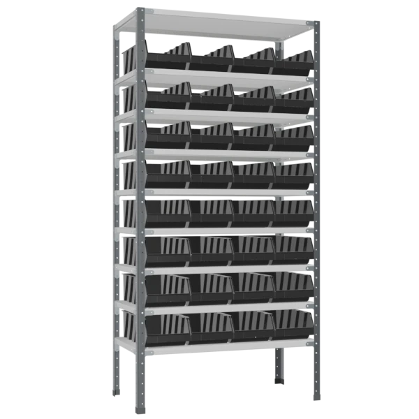 антистатический стеллаж ст-012 с ящиками 500х230х150 фото