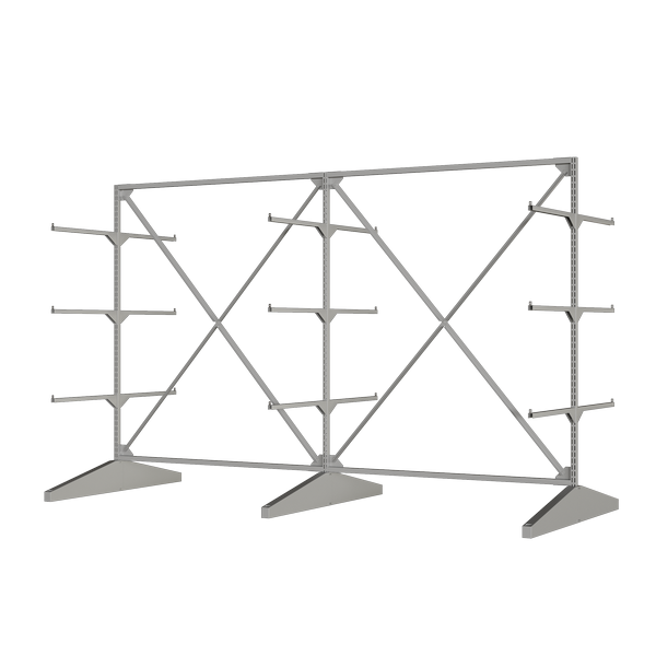 стеллаж sortex двухсторонний двойной фото