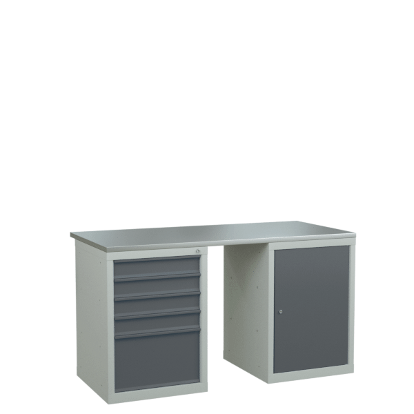 верстак 1500 с 2 тумбами фото