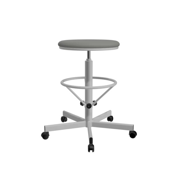 табурет с усиленной опорой для ног т03/к серый фото
