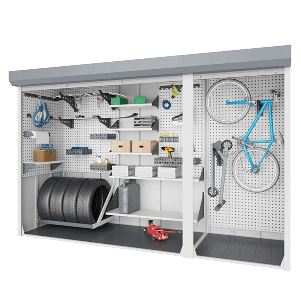 шкаф для паркинга 2300x4000x1200 двухсекционный фото