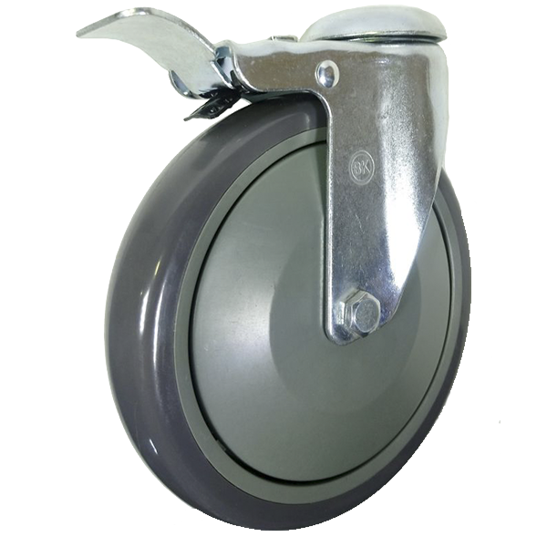 колесо для тележки в супермаркете фото