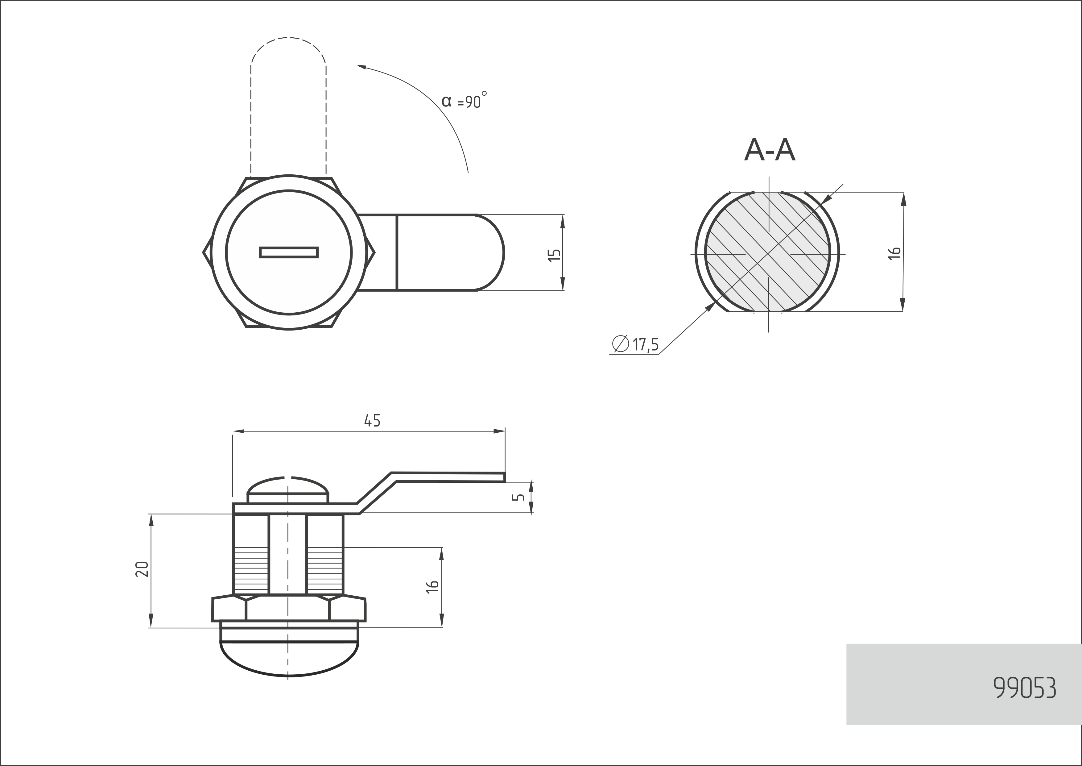замок для шкафа с мастер-системой гиб 5 мм фото