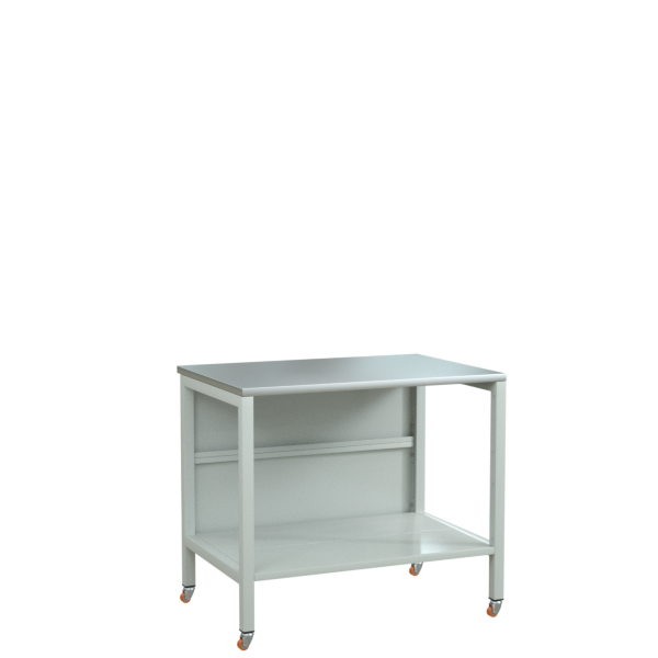 верстак слесарный 1000 с колесами и полкой фото