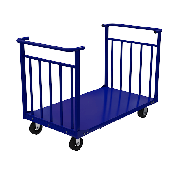 тележка платформенная усиленная тпуд 5 черная резина фото