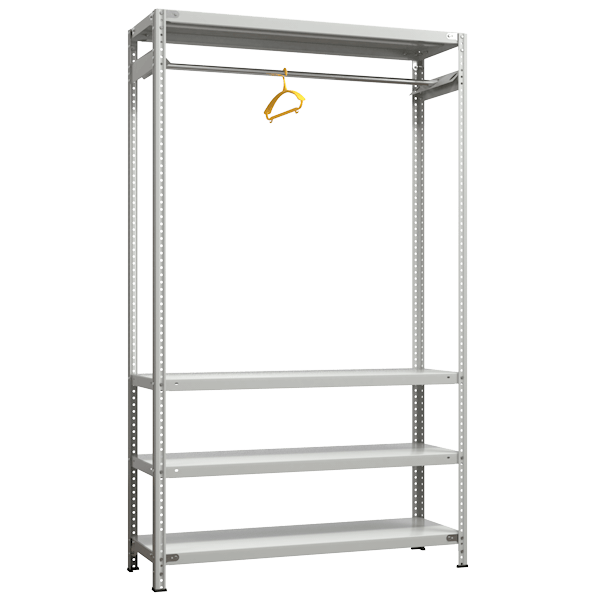 стеллаж-вешало sfc 2000х1200х400 4 полки фото