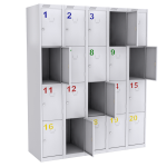 шкаф для сумок на 20 ячеек фото