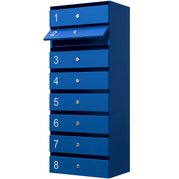 почтовый ящик 8-секционный серия ультра фото