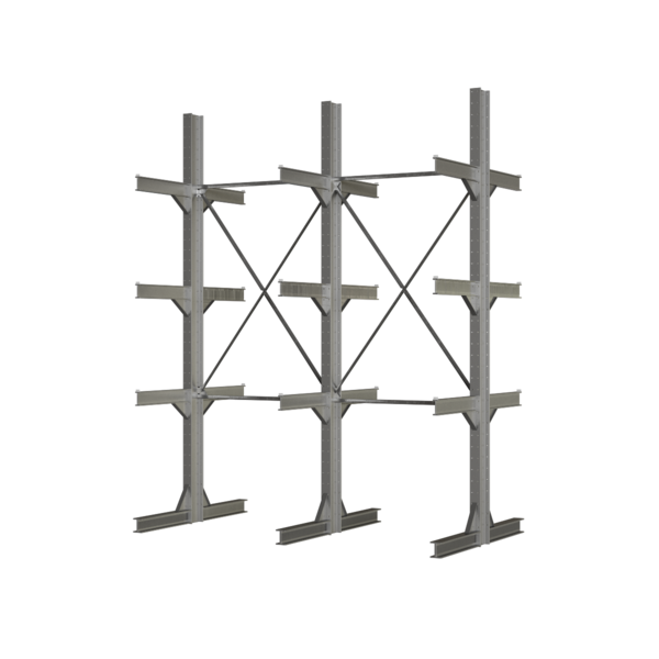 консольный стеллаж ктр двухсторонний двойной 2696 фото
