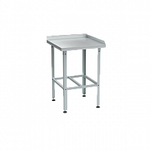 Стол из нержавейки кухонный угловой 870x600x600 артикул 64391