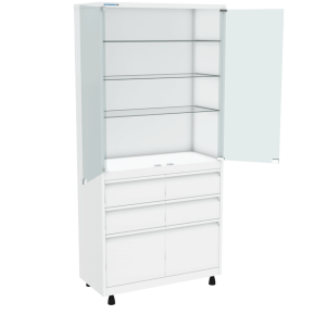 медицинский шкаф шмс-2-р-4/2 фото