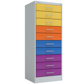 цветной инструментальный шкаф 10 ящиков фото