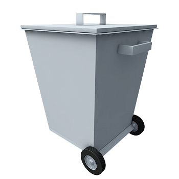 контейнер для тбо на 120 литров на колесах фото