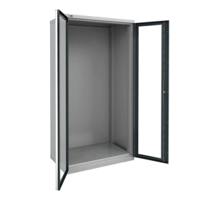 шкаф вс-055 с дверьми с окнами (без наполнения) фото