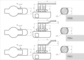 петля под навесной замок с ручкой фото