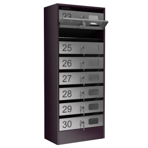 почтовый ящик 8-секционный серия эталон с окошком фото