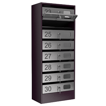 почтовый ящик 8-секционный серия эталон с окошком фото