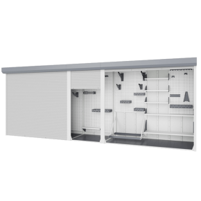 шкаф для паркинга 2300x4650x600 трехсекционный фото