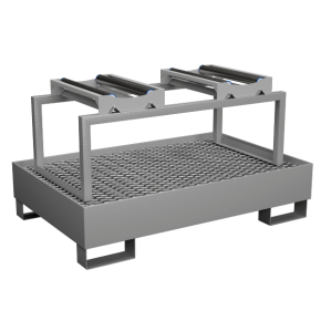 подставка для 2 бочек на поддоне пвл с поворотным блоком фото