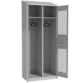 рабочий шкаф с наклонной крышей фото