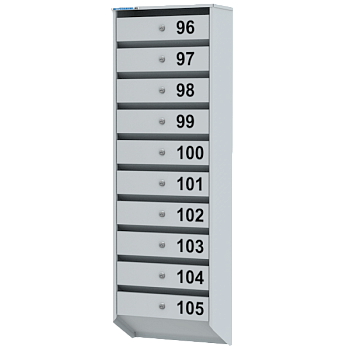 почтовый ящик на 10 ячеек базис фото