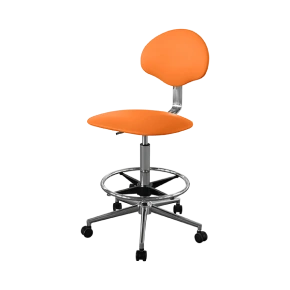 кресло высокое медицинское кр12-в (обивка) оранжевое фото