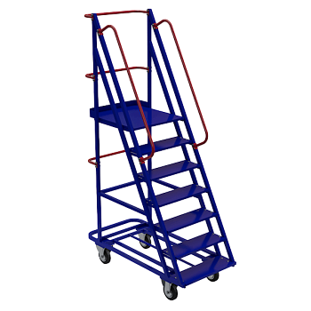 мобильная лестница лс 6 фото