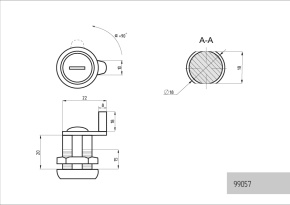 замок почтовый ригельный фото