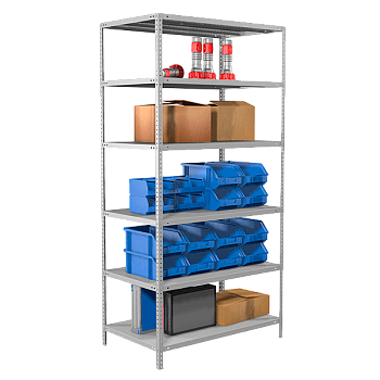 стеллаж ms standart 200x100x60 фото