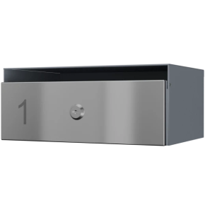 почтовый ящик 1-секционный серии ультра инокс смарт фото